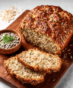 Low-Carb-Brot aus Sonnenblumenkernen