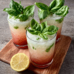 Rhabarber-Basilikum-Limonade (Keto)