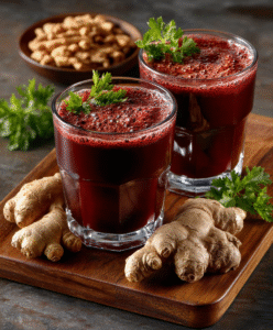 Rote-Bete-Ingwer-Elektrolyt-Shot
