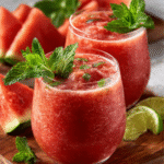 Wassermelonen-Minz-Elektrolyt-Slushie