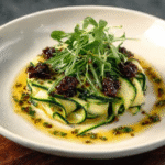 Zucchini-Carpaccio mit Trüffel