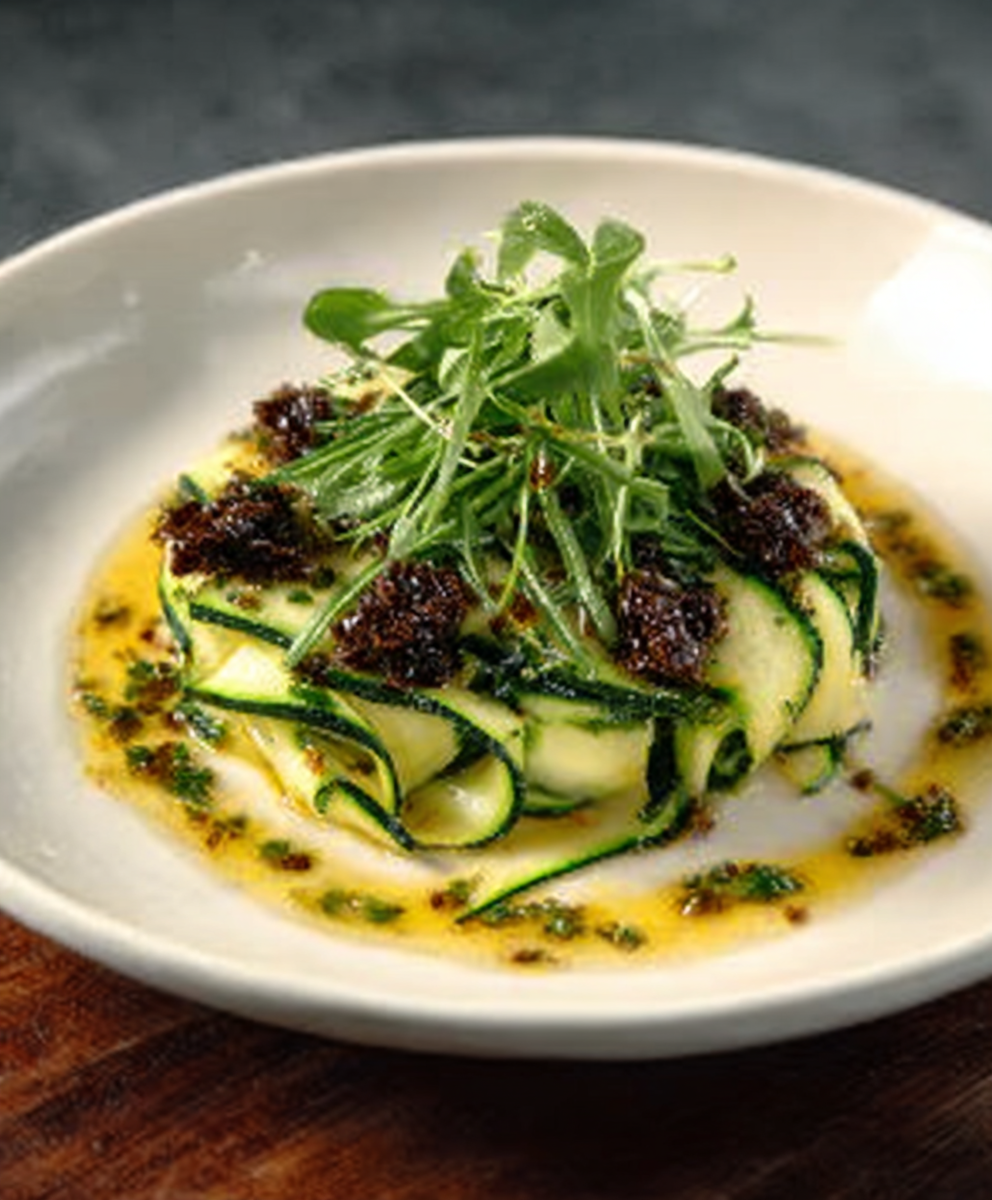 Zucchini-Carpaccio mit Trüffel: Ein genussvolles Rezept!