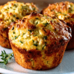 Zucchini-Feta-Keto-Muffins (herzhaft)