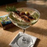 Anchovy-Vermouth-Martini (Keto-Cocktail)