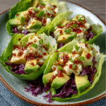 Avocado-Ei Salat in Lettuce Wraps