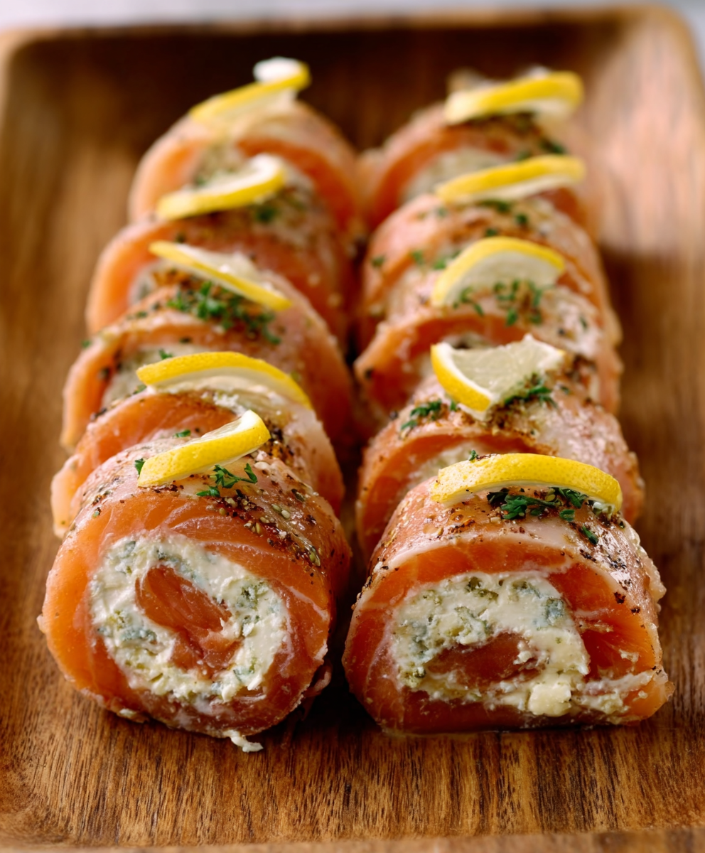 Cold Smoked Salmon Rolls mit Meerrettich-Cream Cheese entdecken!