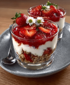 Erdbeer-Mascarpone-Creme (zuckerfrei)