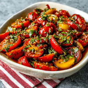 Frischer Tomaten-Kräuter-Salat – Keto-Art