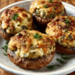 Gefüllte Champignons (Low Carb)