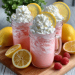 Gekühlte rosa Limonade – Cremiger Keto-Sommerdrink