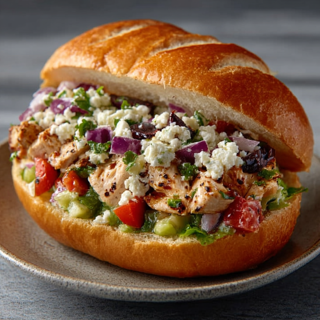 Griechische Hähnchen-Bowl: Genuss ohne Brot für Keto-Fans!