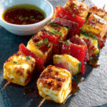 Halloumi-Gemüse-Grillspieße