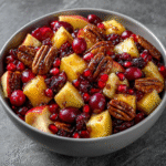 Herbstlicher Beeren-Nuss-Salat für Feiertage (Keto-Version)