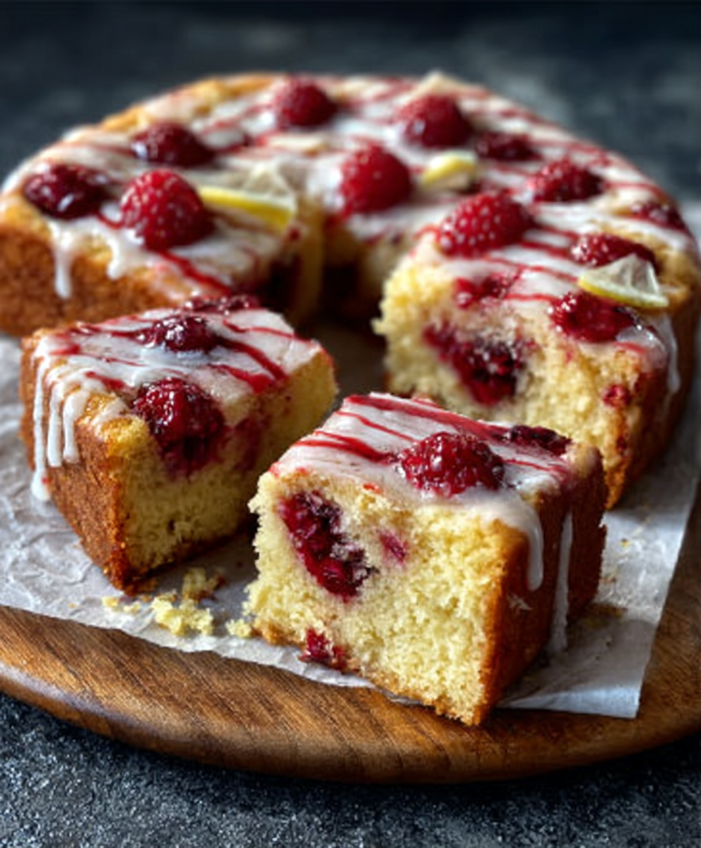 Himbeer-Zitronen-Kastenkuchen: Ein Genuss für jede Feier!