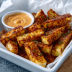 Keto Kohlrabi Pommes with Paprika Aioli