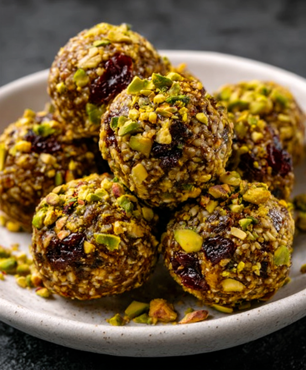 Keto Pistazien-Rosen Energiebällchen: So einfach gelingt’s!