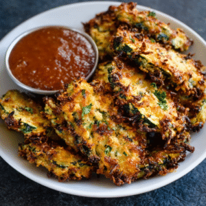 Knusprige Airfryer-Zucchini-Chips – Perfekt für Keto