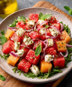 Melonensalat (Keto & Low Carb)