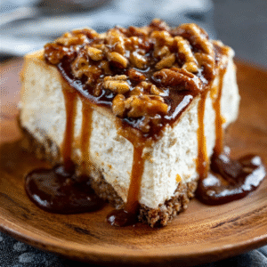 No-Bake Keto-Maple-Bourbon-Käsekuchen (mit Mandelboden)