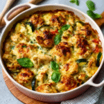 Schneller Hähnchen-Zucchini-Auflauf – 100% Keto