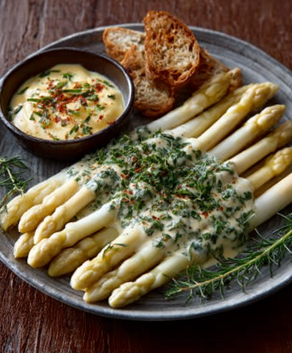 Spargel mit Eier-Sauce: Ein unwiderstehliches Rezept!