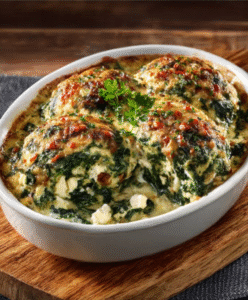 Spinat-Feta-Auflauf