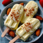 Vanille-Eis am Stiel (zuckerfrei)