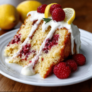 Zitronen-Himbeer-Keto-Kuchen (Mit Mandelmehl)