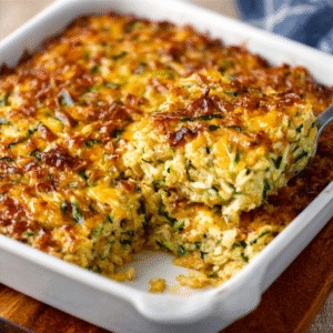 Zucchini-Keto-Auflauf (Geraspelt & Würzig)