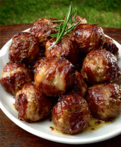 Bacon-Fleischbällchen