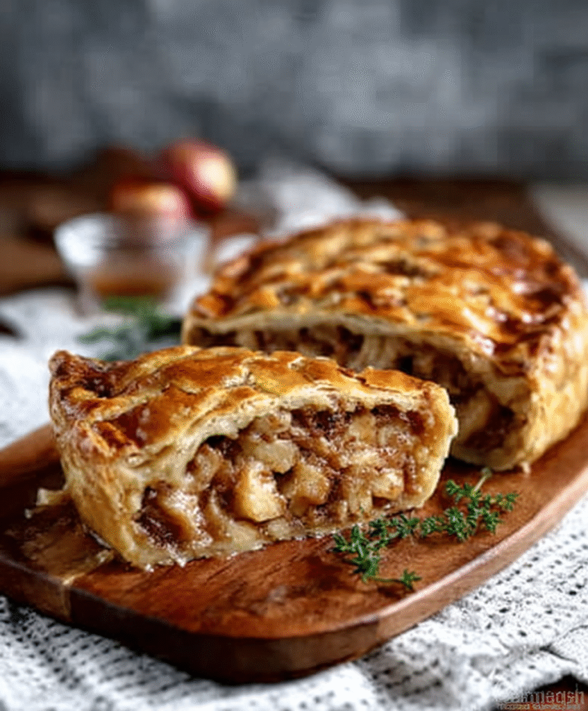 Keto Apfelstrudel (Zucchini or Chayote Apple Substitute)