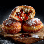 Keto Berliner (Low-Carb Filled Doughnuts)