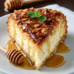 Keto Bienenstich Slice (Bee Sting Cake)