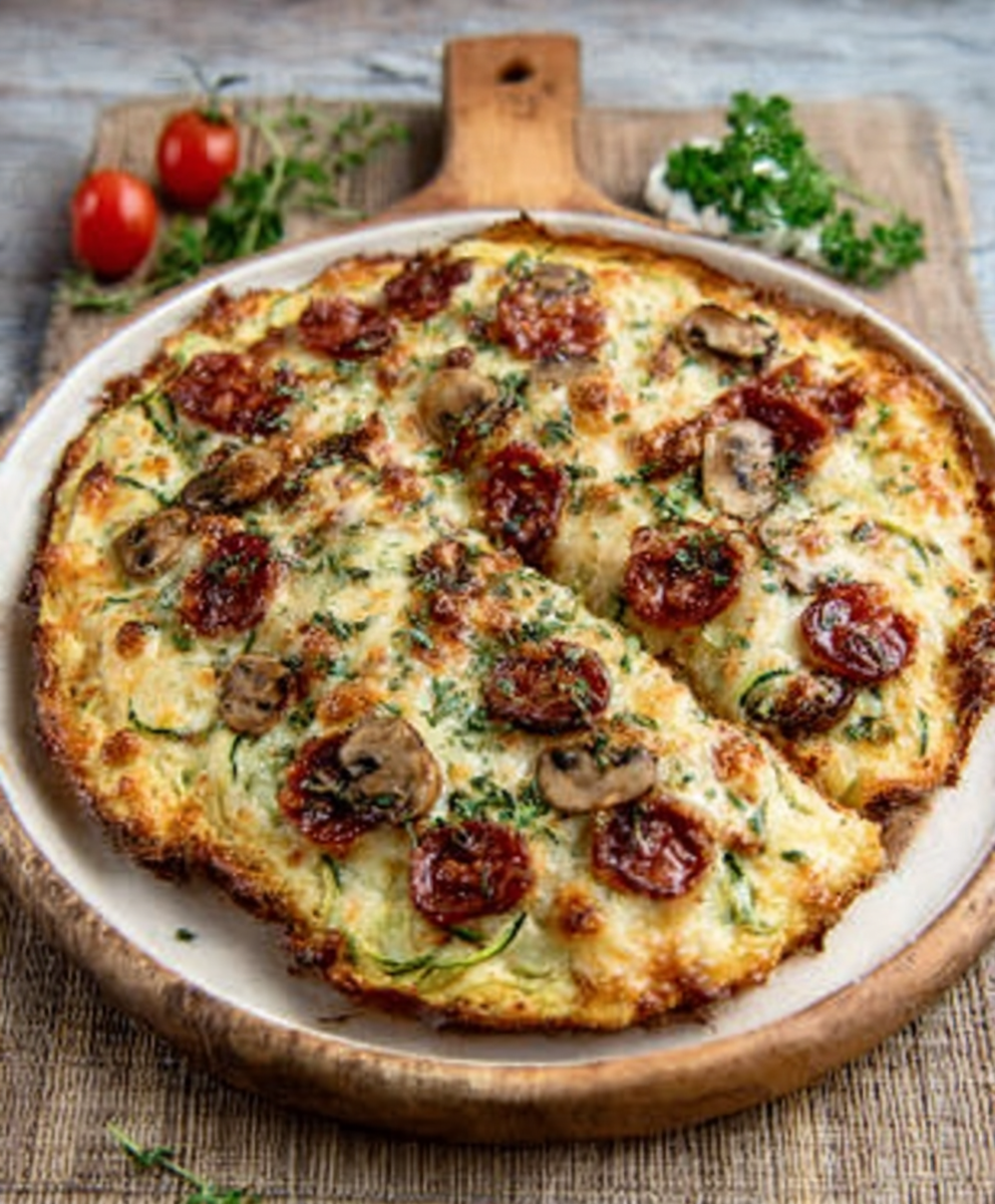 Keto Flammkuchen mit Zucchini-Boden – So einfach gelingt’s!