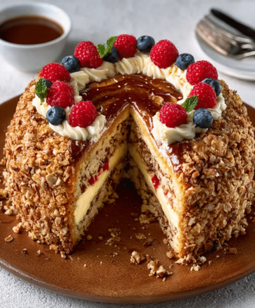 Keto Frankfurter Kranz (Crown Cake)