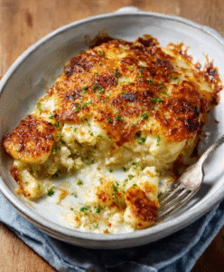 Keto Kohlrabi Gratin with Cheese