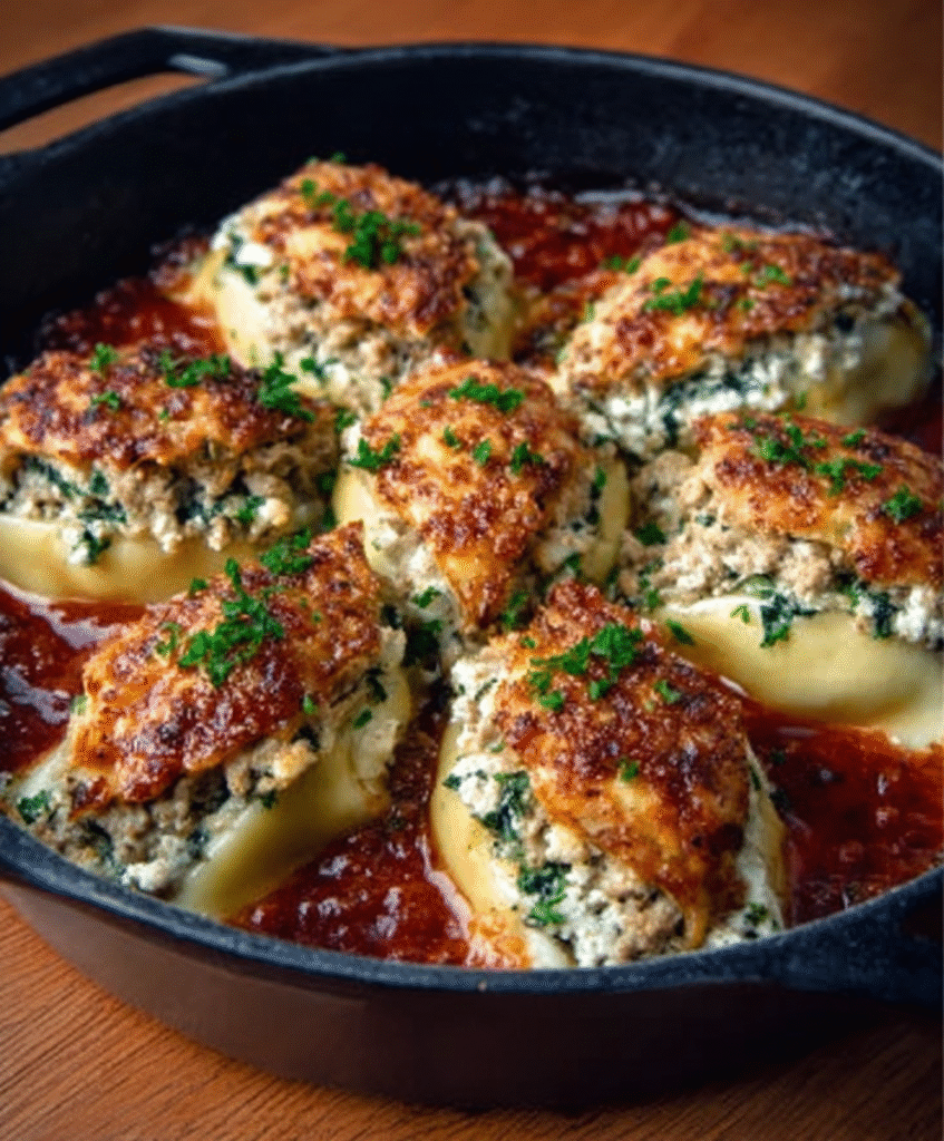 Keto Maultaschen (Stuffed Dumpling Casserole – Low-Carb Style)