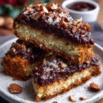 Keto Nussecken (Nut Bars with Chocolate)