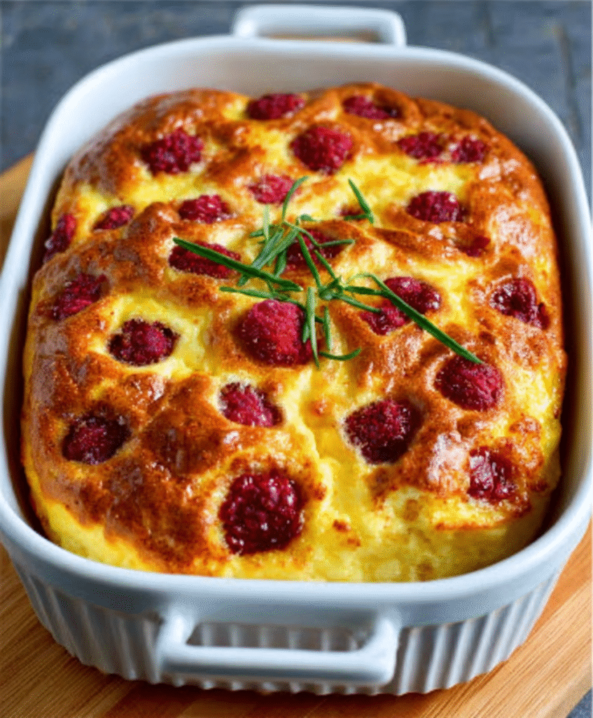 Keto Quarkauflauf (Quark Soufflé Casserole)