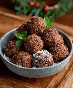Keto Rumkugeln (German Chocolate Rum Balls, Sugar-Free)