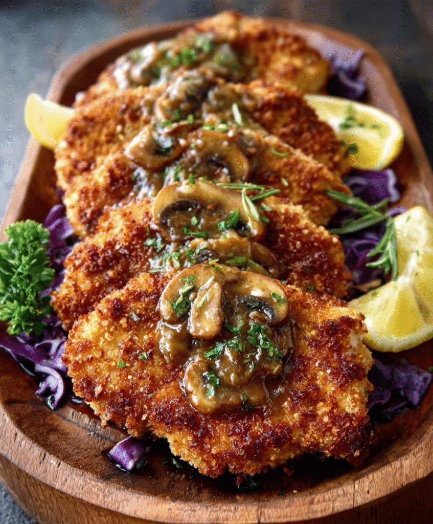 Keto Schnitzel (Pork Rind Crust)