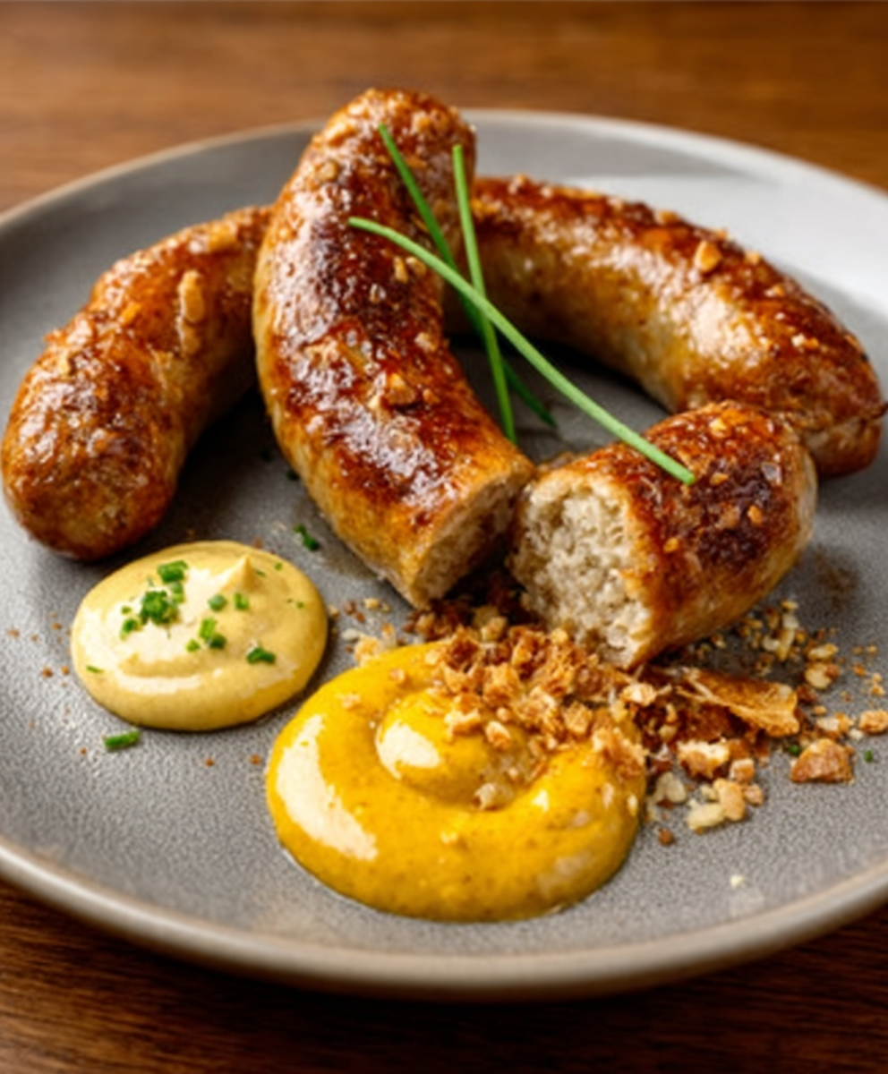 Keto Weißwurst mit Low-Carb Süßem Senf für Genießer!