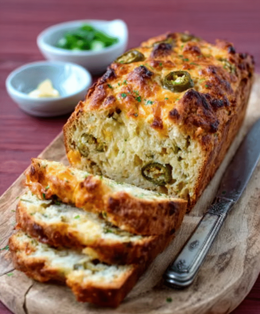 Käse-Jalapeño-Brot: Ein scharfes Genuss-Erlebnis! 4 Käse-Jalapeño-Brot