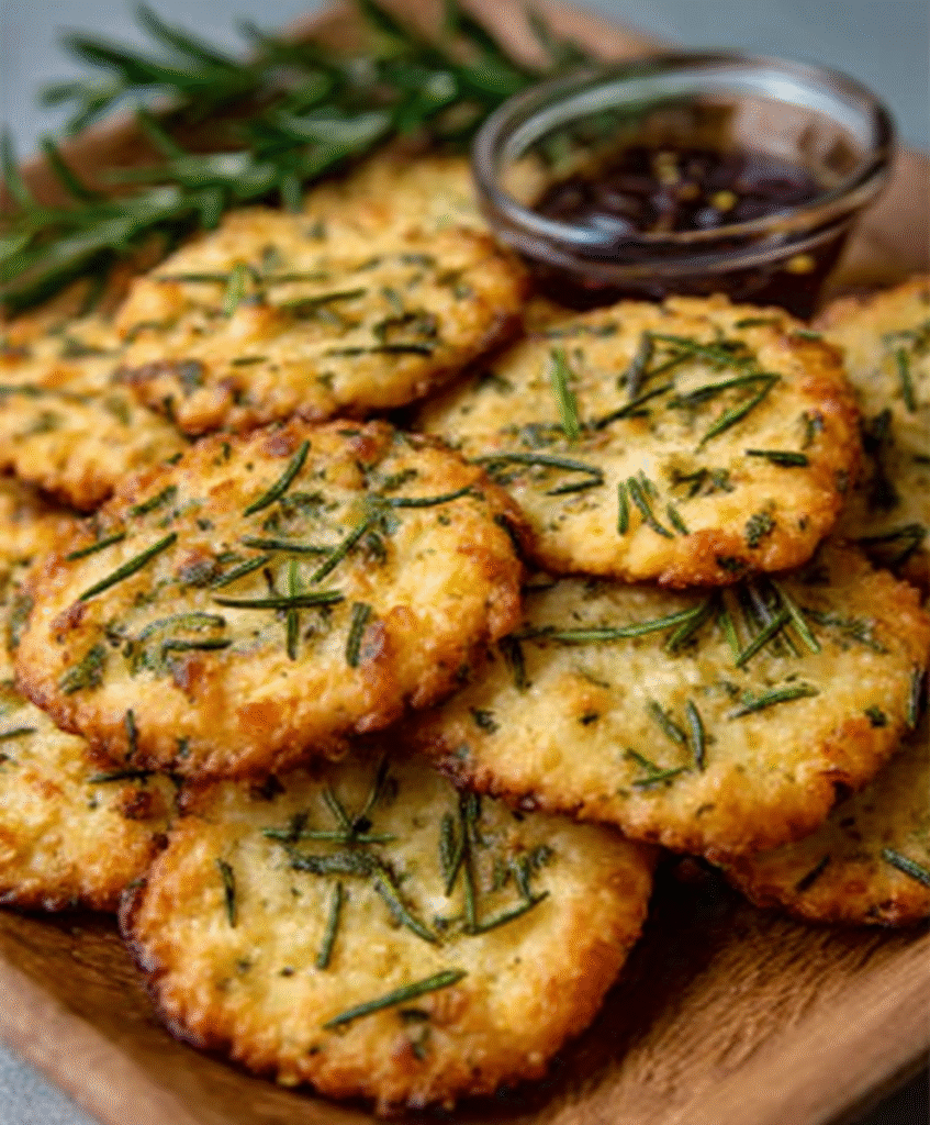 Rosmarin-Parmesan-Cracker