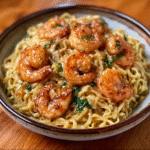 Shrimp‑Nudeln auf Keto-Art