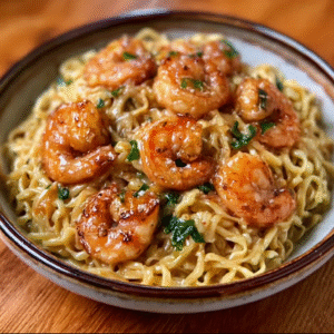 Shrimp‑Nudeln auf Keto-Art