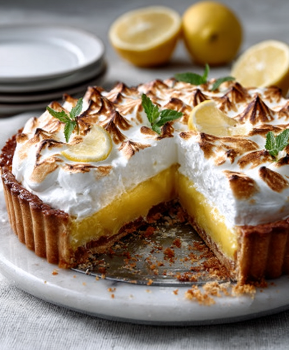 Zitronen-Baiser-Tarte: So gelingt das perfekte Dessert!