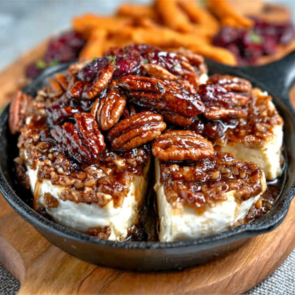 Brie-Ecken mit Pekannusskruste (Keto)