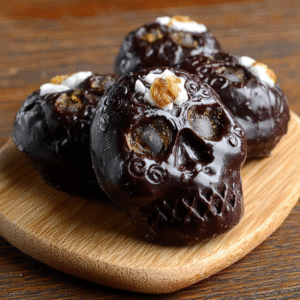 Dark Chocolate Almond Skulls
