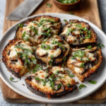 Geräucherte Auberginen-Keto-Pizzakruste